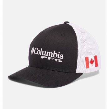 Columbia Petten Heren, PFG Mesh Ball - Canada Zwart, 62KOSQBUL